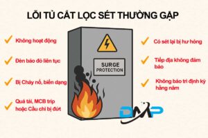 7 Lỗi Thường Gặp Ở Tủ Cắt Lọc Sét Và Cách Khắc Phục [Cập Nhật 2025]