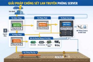 Chống Sét Lan Truyền Cho Phòng Server & Data Center Chuẩn IEC